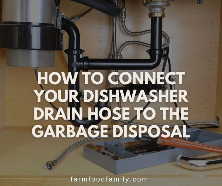 How to Connect Your Dishwasher Drain Hose to the Garbage Disposal