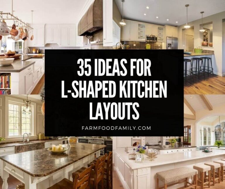35 Ideas for L-Shaped Kitchen Layouts That’ll Make Your Cooking Easier