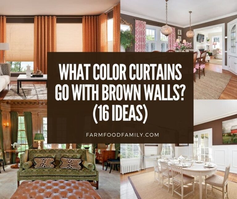 What Color Curtains Go with Brown Walls: The Best Matching Colors