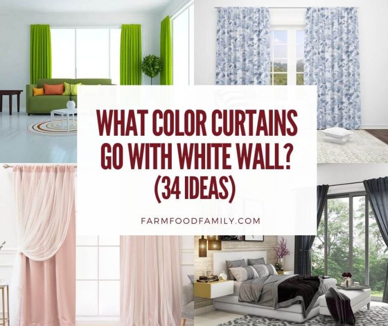 What Color Curtains Go With White Walls? (34 Ideas for 2024)