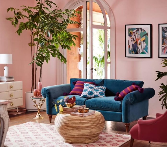 20 Blue And Pink Living Room Ideas Elegant, Fresh, and Fun (Photos)