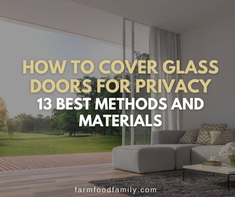 How to Cover Glass Doors for Privacy 13 Best Methods and Materials