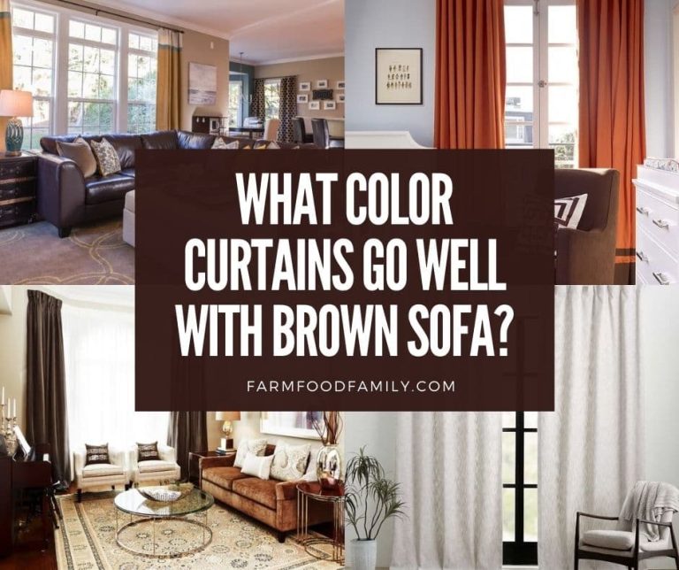 What Color Curtains Go Well With Brown Sofa? (18 Options)