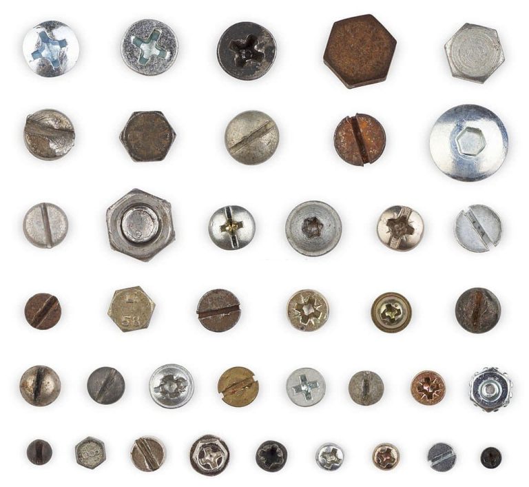 57 Types of Screws, Screw Heads and Their Uses (With Pictures)