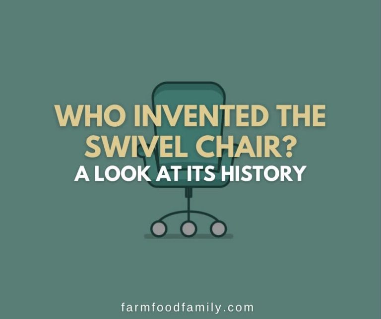 Who Invented the Swivel Chair? A Look at Its History FarmFoodFamily