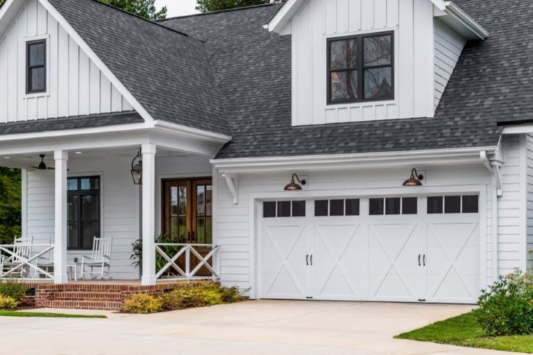 What Color Garage Door Goes with a White House? (10 Ideas)
