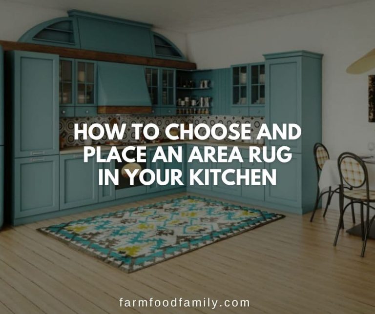 How to Choose and Place an Area Rug in Your Kitchen