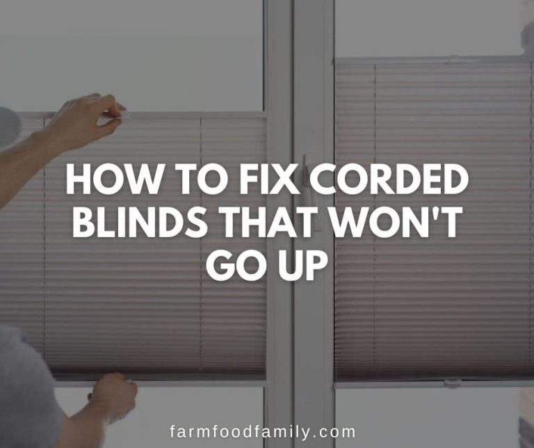 How To Fix Corded Blinds That Won't Go Up FarmFoodFamily