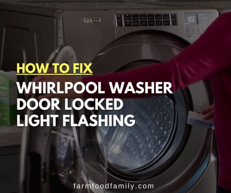 Whirlpool Washer Door Locked Light Flashing? {How To Fix}