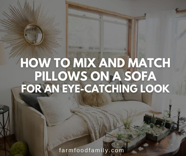 How to Mix and Match Pillows on a Sofa for an Eye-Catching Look
