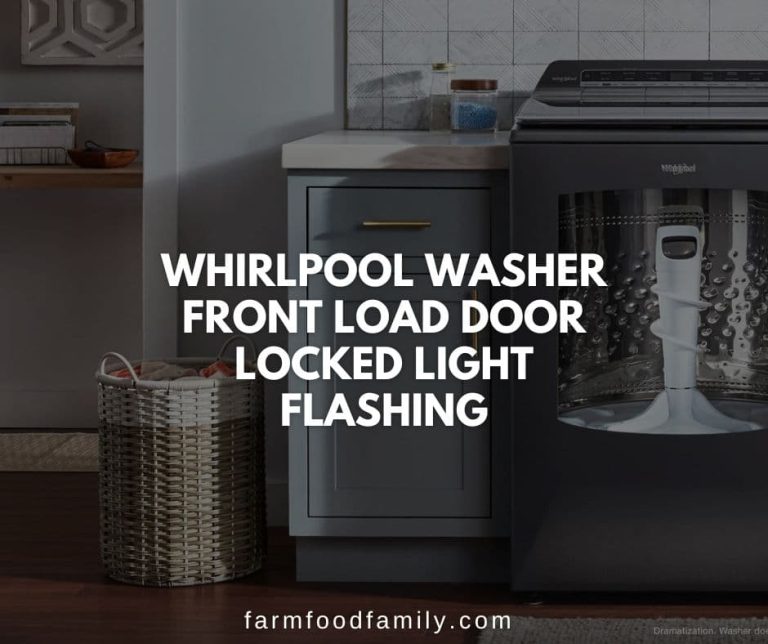 Whirlpool Washer Door Locked Light Flashing? {How To Fix}