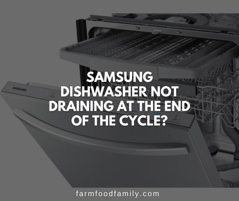 17 Reasons Why Samsung Dishwasher Not Draining How to Fix It