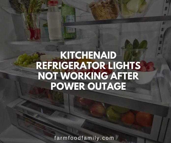 How to Fix KitchenAid Refrigerator Lights That Are Not Working