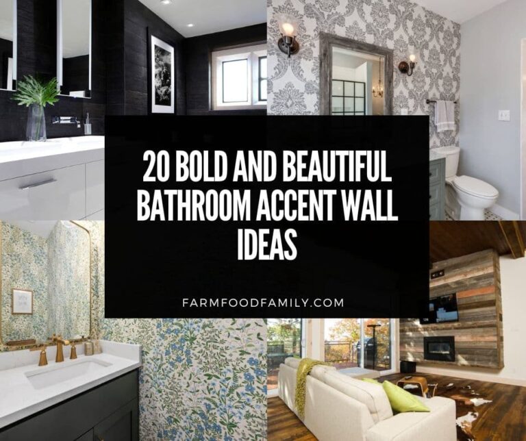 20 Bold and Beautiful Bathroom Accent Wall Ideas and Designs