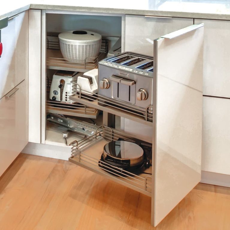 20 Awesome Kitchen Corner Cabinet Organization Ideas (Photos)