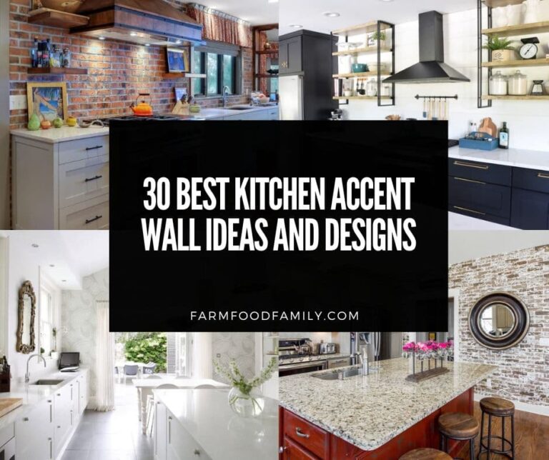 30 Best Kitchen Accent Wall Ideas and Designs (With Pictures)