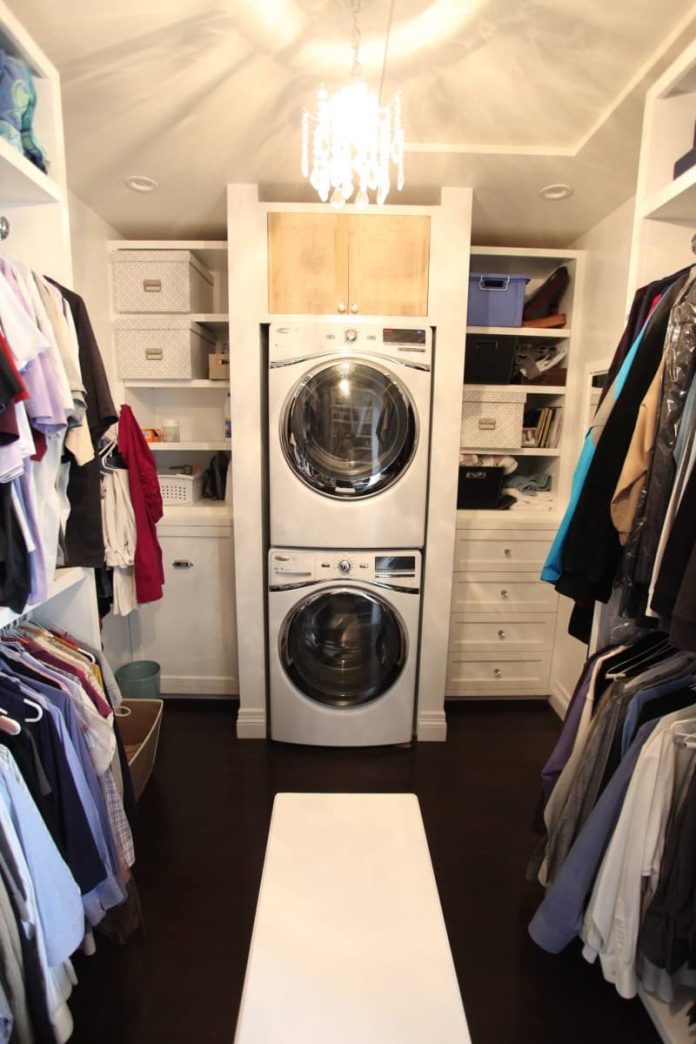 30 Laundry Closet Ideas That Will Save You Space (With Photos)
