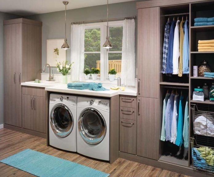 30 Laundry Closet Ideas That Will Save You Space (With Photos)