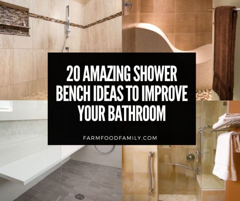 20 Amazing Shower Bench Ideas to Improve Your Bathroom