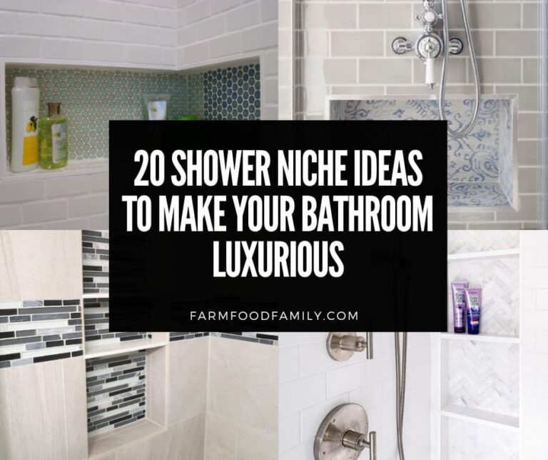 20 Shower Niche Ideas to Make Your Bathroom Luxurious