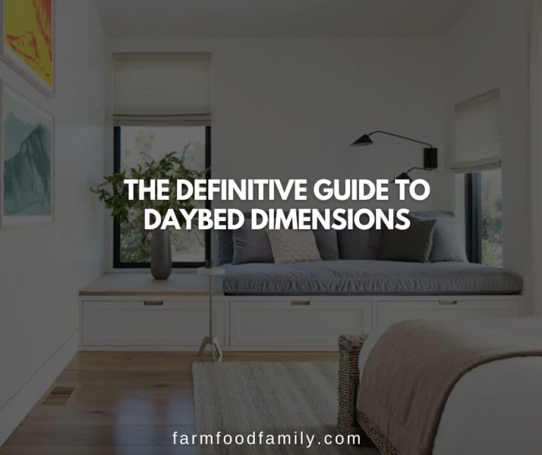 Daybed Dimensions What Are The Standard Sizes?