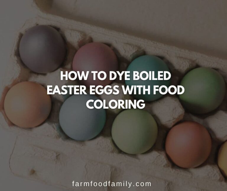 How to Dye Boiled Easter Eggs with Food Coloring