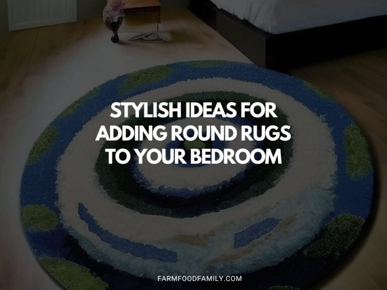 Stylish Ideas For Adding Round Rugs To Your Bedroom