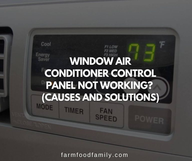 Why Window Air Conditioner Control Panel Not Working? (Fixed)