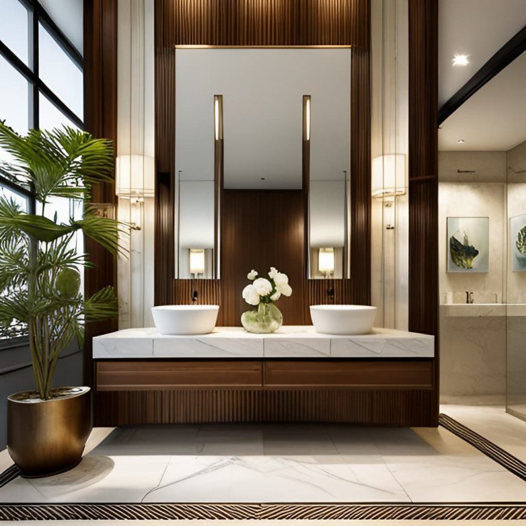 How High Above Backsplash Should Your Bathroom Mirror Be?