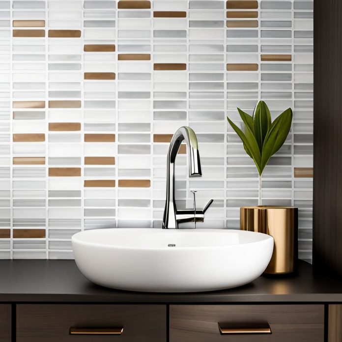 Can You Use Peel & Stick Backsplash in a Bathroom? (How To Install)