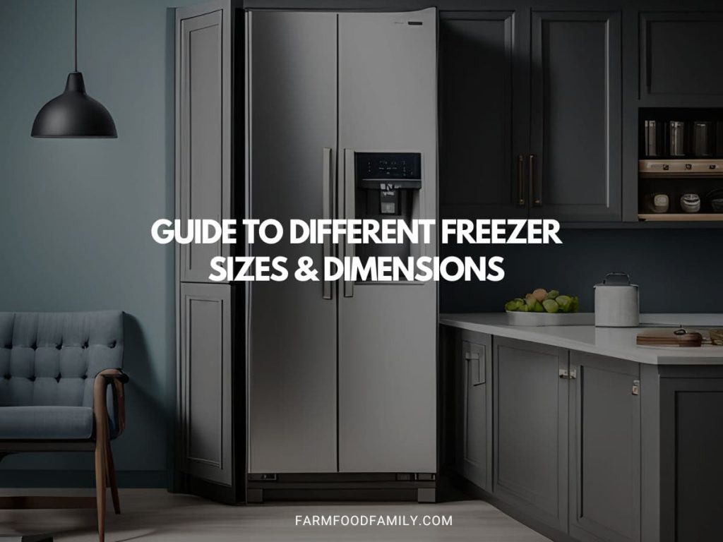 Guide To Different Freezer Sizes & Dimensions FarmFoodFamily