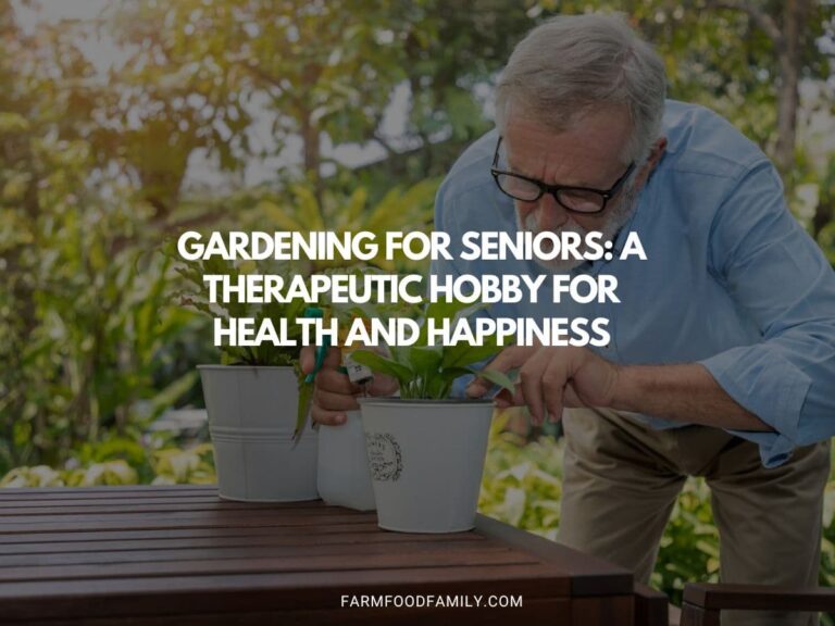 Gardening For Seniors: A Therapeutic Hobby For Health And Happiness