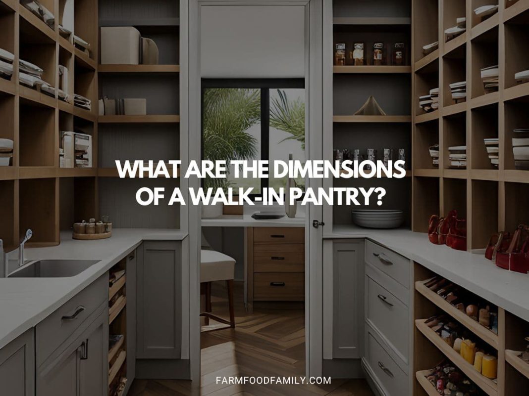 What Are The Dimensions of a WalkIn Pantry? FarmFoodFamily