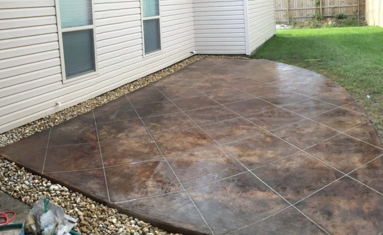 25+ Best Stained Concrete Patio Colors Ideas & Designs 2024