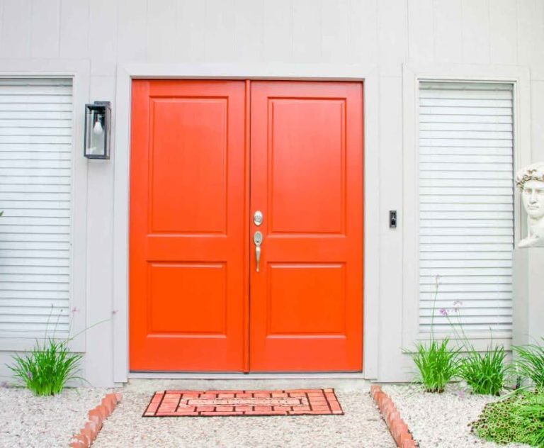 What Does an Orange Front Door Mean? FarmFoodFamily