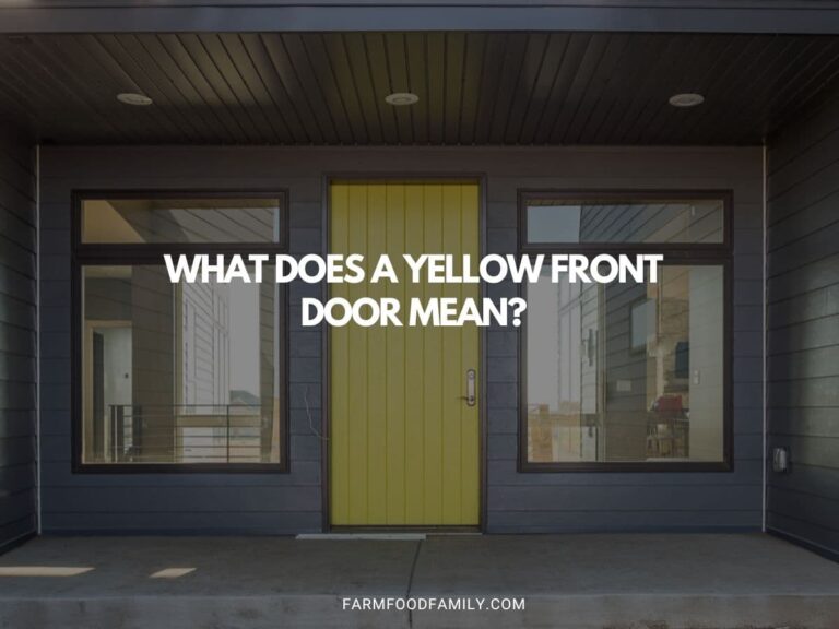What Does a Yellow Front Door Mean?