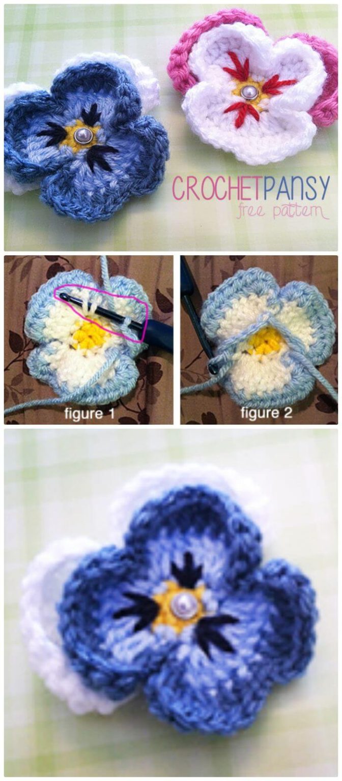 20+ Simple and Fascinating Crochet 3D Flower Bouquet Free Patterns