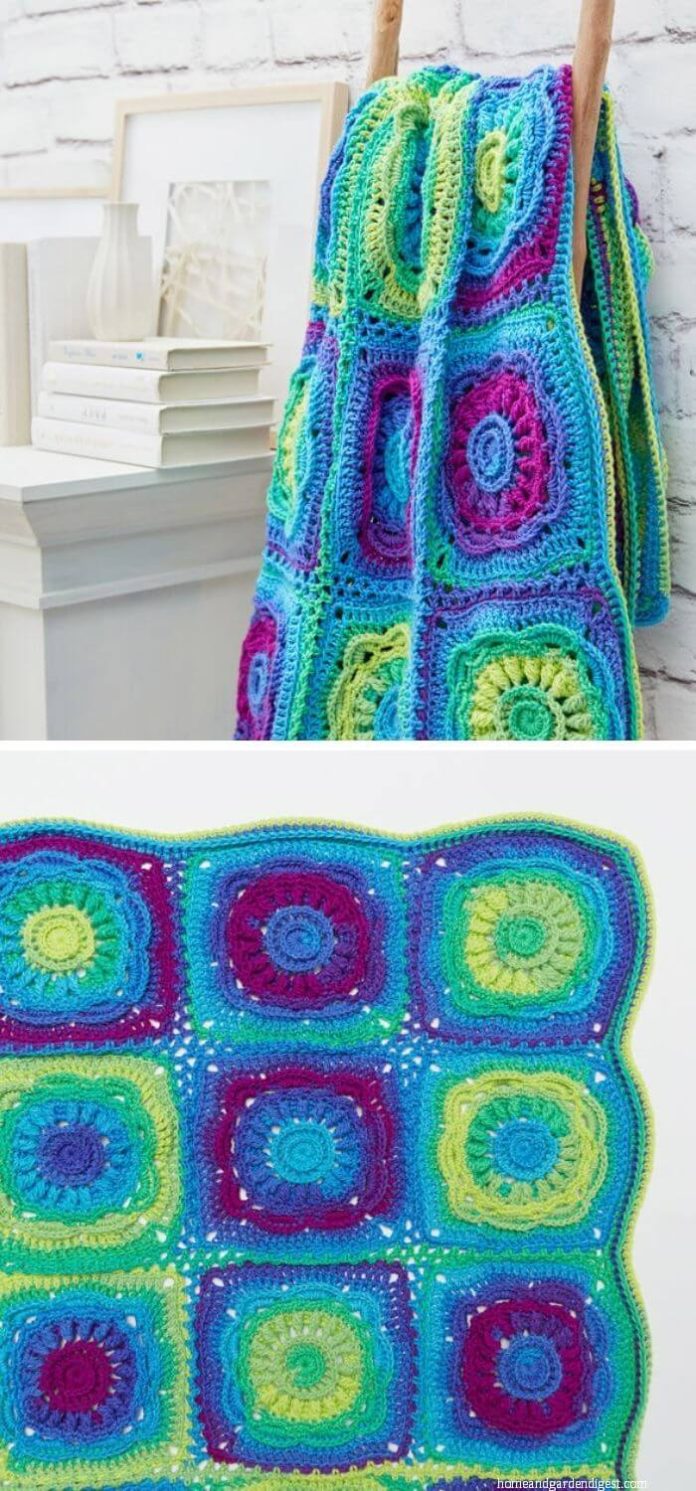 15 Best Crochet Flower Blanket Free Patterns for 2024