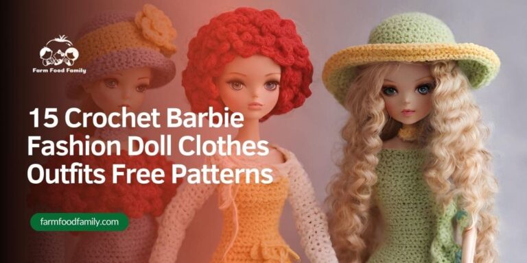 15 Crochet Barbie Fashion Doll Clothes Outfits Free Patterns [year]