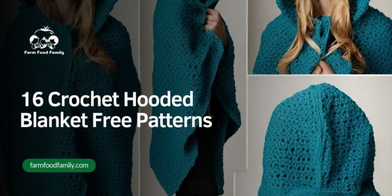 16 Crochet Hooded Blanket Free Patterns for 2026