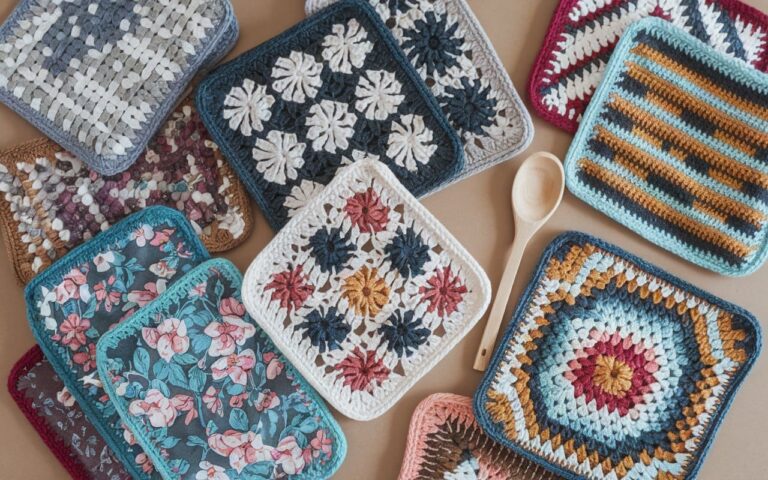 20 Free Crochet Potholder and Hot Pad Patterns