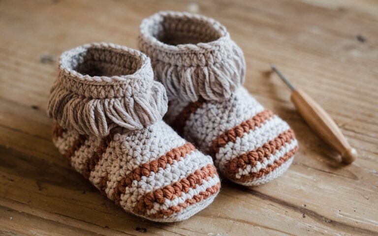 20 Crochet Sneaker Slipper Booties Free & Paid Baby Shoes