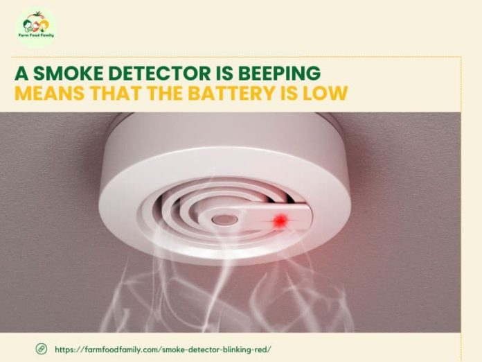 7 Reasons Your Smoke Detector is Blinking Red and How To Fix