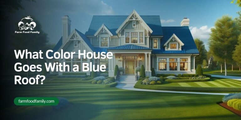 What Color House Goes With a Blue Roof?