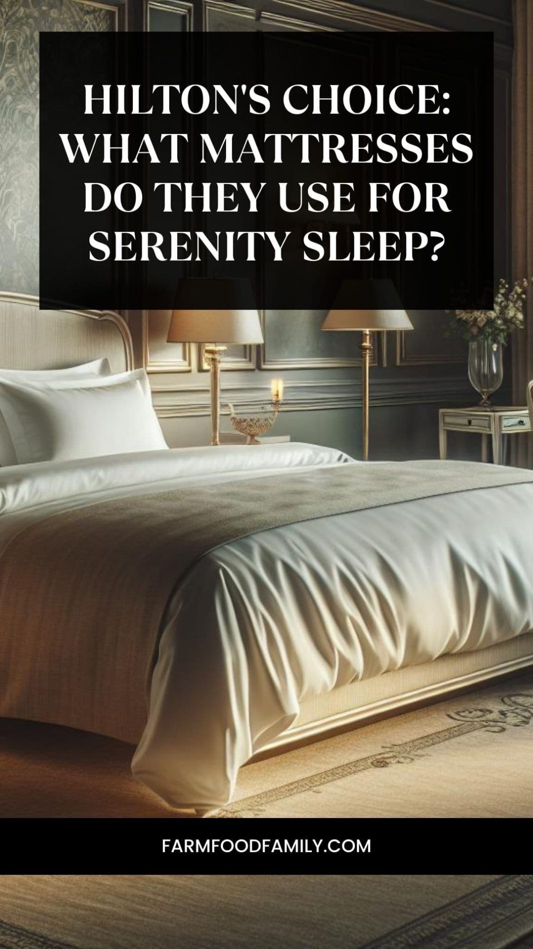 Hilton's Choice What Mattresses Do They Use for Serenity Sleep