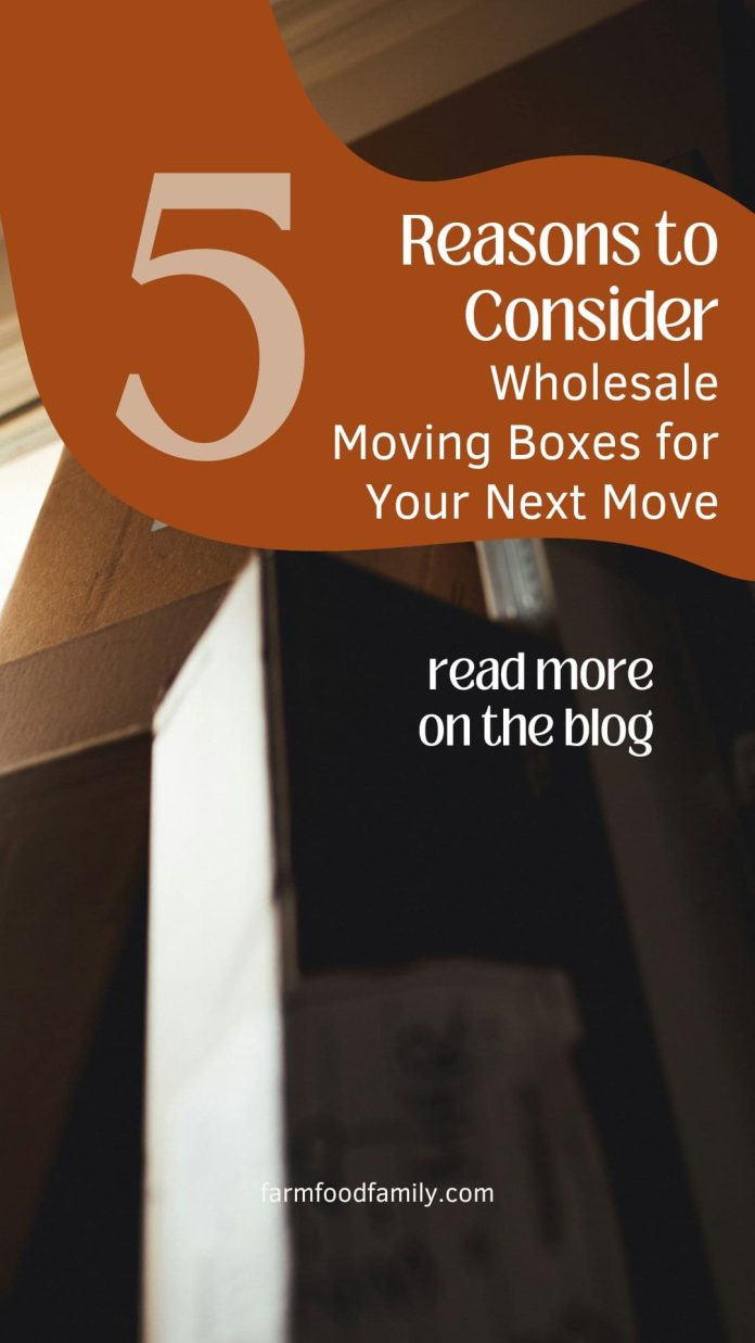 5 Reasons to Consider Wholesale Moving Boxes for Your Next Move