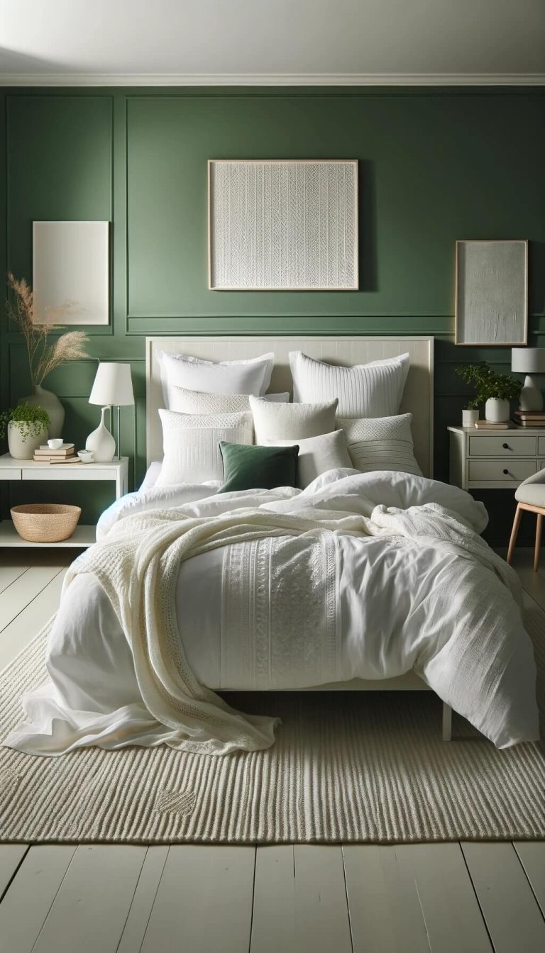 15+ Beautiful Bedding Colors for Green Walls That You’ll Love (2024