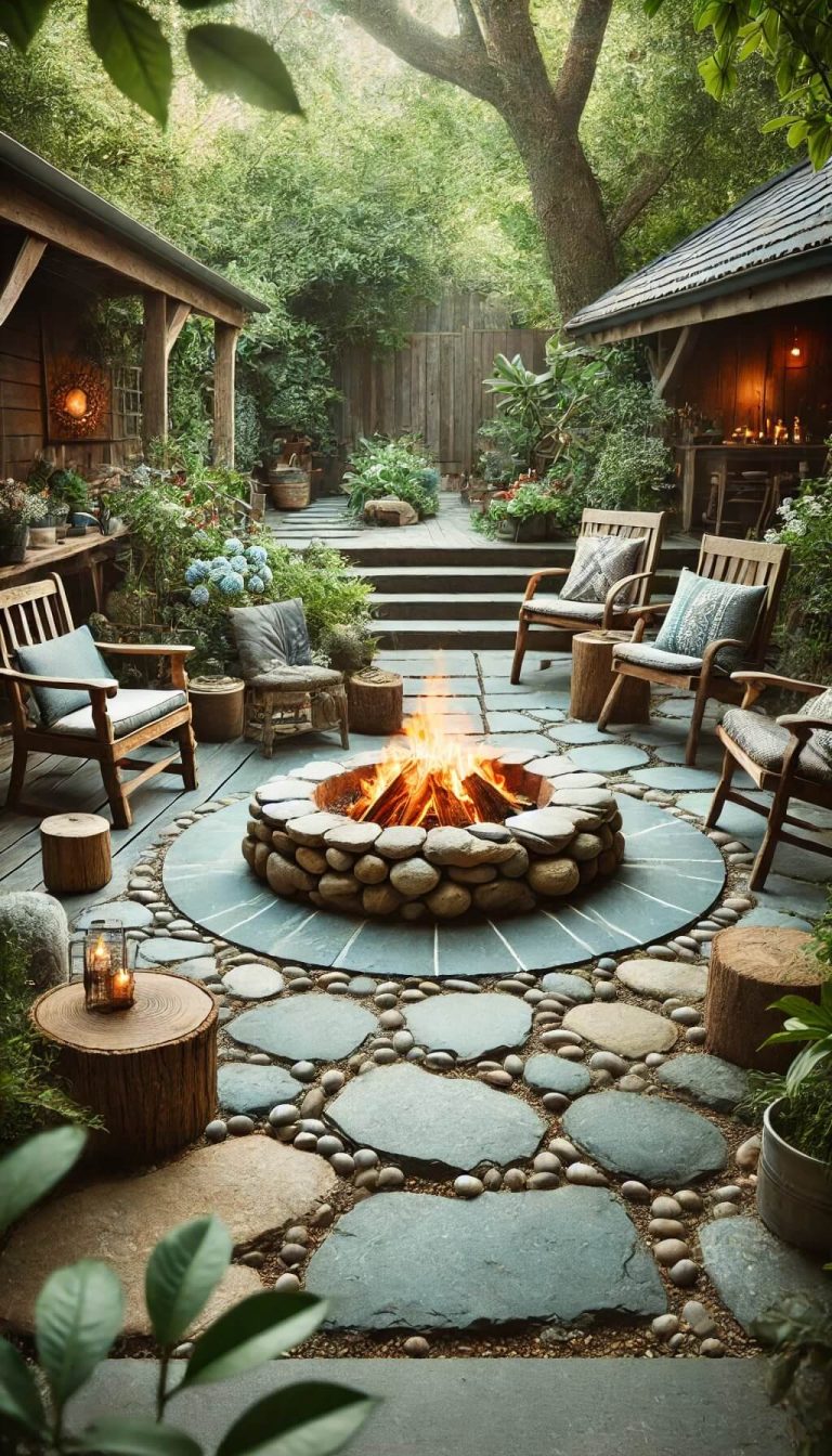 15 Stunning Rustic Fire Pit Ideas to Cozy Up Your Backyard (2024)