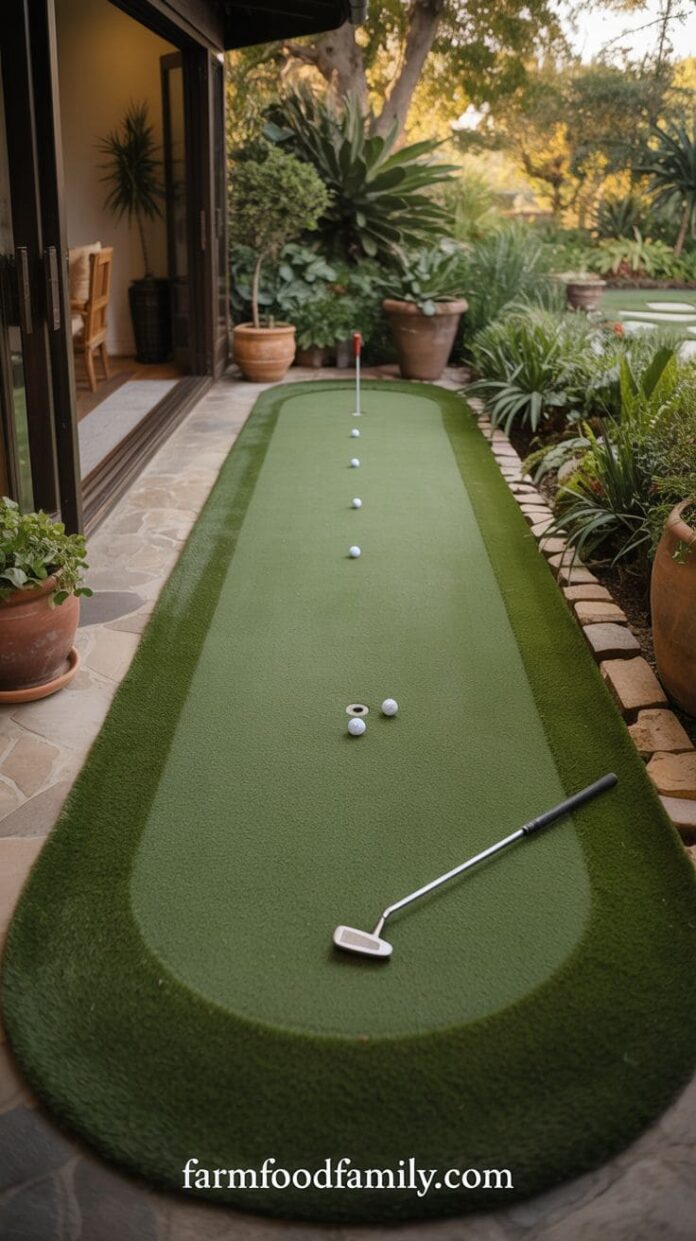 15 Amazing Backyard Putting Green Ideas to Elevate Your Golf Game (2026)