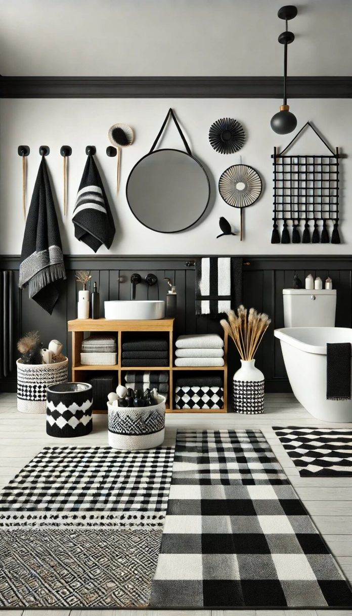55+ Timeless Black and White Bathroom Ideas for a Classic Look (2024)